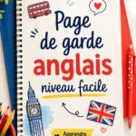 Comment créer une page de garde anglaise facile Page de garde anglaise élaborée en papier coloré