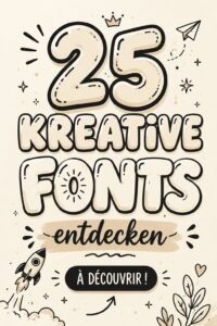 Sélection de polices créatives illustrant la diversité typographique