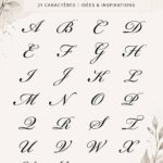 Sélection de polices de tatouage cursives élégantes