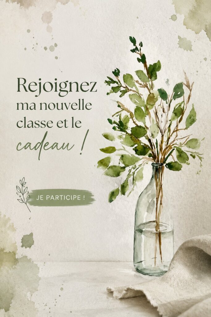 Femme participant à une classe en ligne, entourée de livres et d'un ordinateur