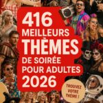 Des thèmes de fête inspirants pour adultes en 2026 Fête avec une décoration inspirée d'un thème coloré et chaleureux.