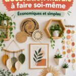 Un mur décoré avec des œuvres d'art mural DIY variées et colorées.