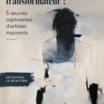 Une composition artistique moderne illustrant le travail d'artistes inspirants