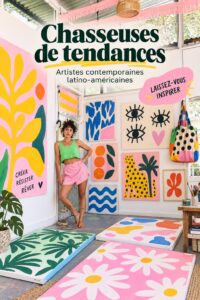 Art contemporain d'une artiste latino-américaine en exposition