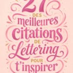 Un mur décoré avec des citations inspirantes en lettering coloré.