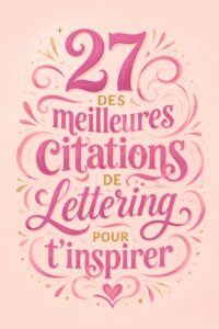 Un mur décoré avec des citations inspirantes en lettering coloré.