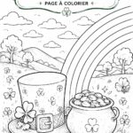 Des pages de coloriage festives pour la Saint-Patrick, avec des motifs de trèfles et de lutins.