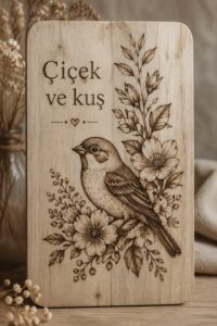 Composition florale colorée avec des oiseaux en décoration