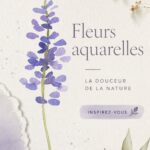 Une peinture à l'aquarelle représentant des fleurs colorées et délicates.