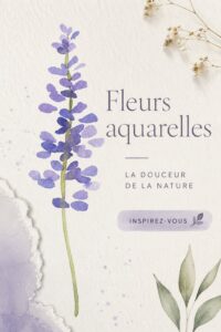 Une peinture à l'aquarelle représentant des fleurs colorées et délicates.