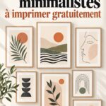 Une sélection d'impressions d'art minimaliste à télécharger gratuitement, présentant des designs épurés et modernes.