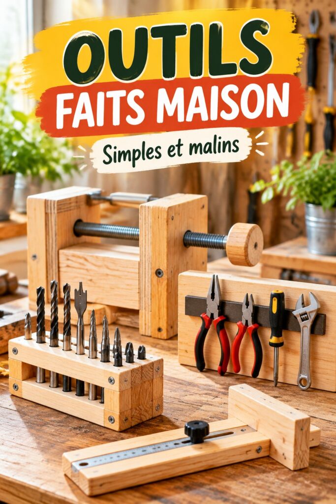 Collection d'outils faits maison pour le bricolage DIY